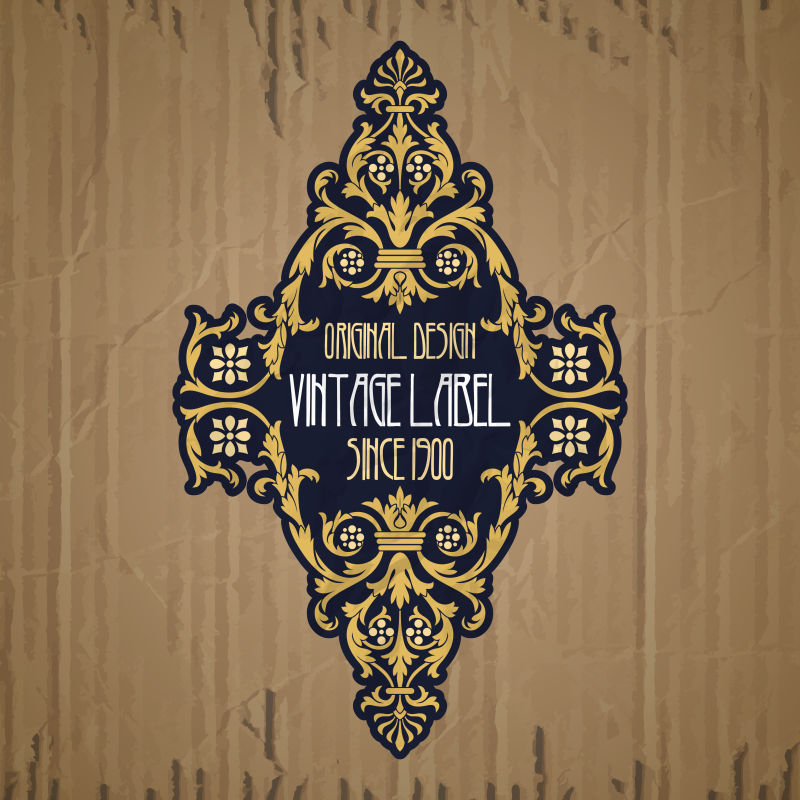 矢量装饰艺术徽章