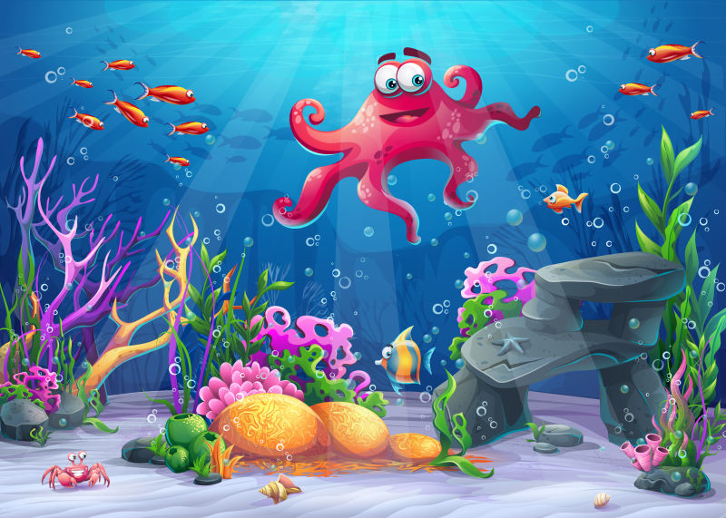 创意矢量海样设计