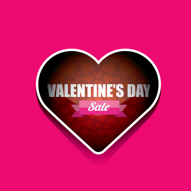 矢情量情人节销售海报