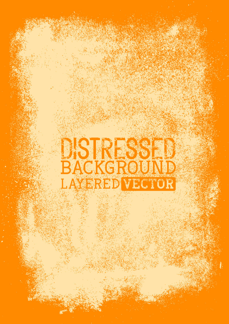 橙色粉末背景矢量设计