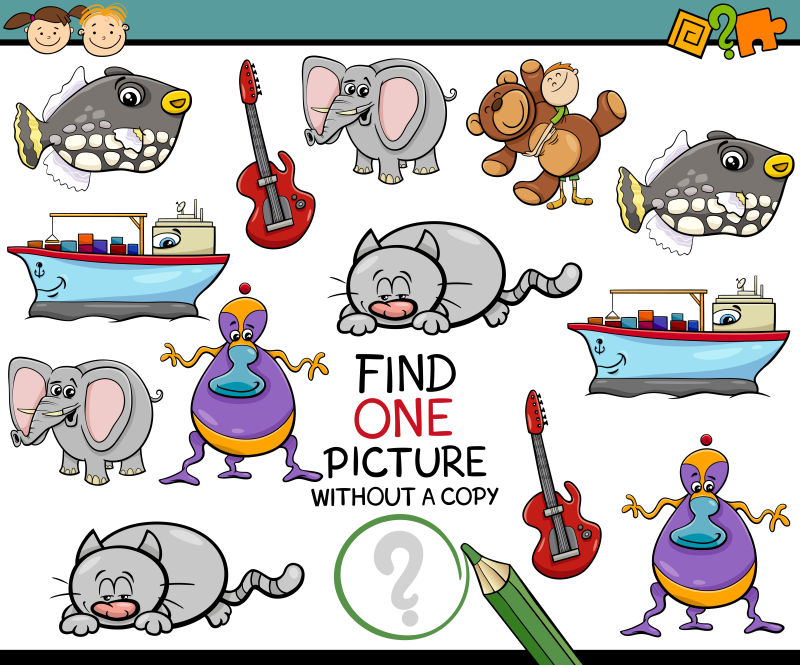 连连看游戏插图矢量设计