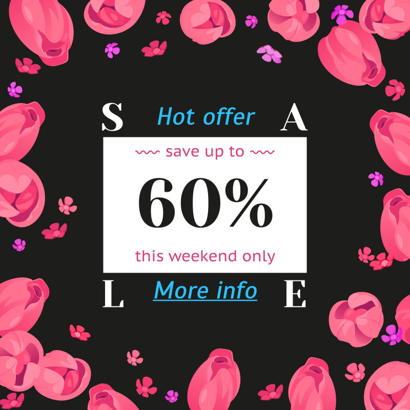 节日装饰框架粉红郁金香有限报价4折特别设计的母亲节3月8日和复活节