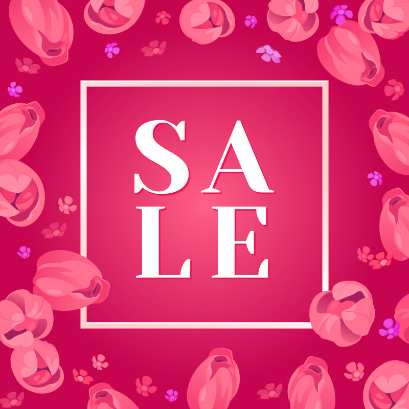 节日装饰框架粉红郁金香有限的报价特别设计的母亲节3月8日和复活节