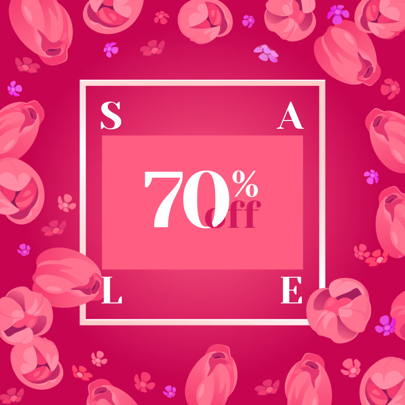 节日装饰框架粉红郁金香有限报价3折特别设计的母亲节3月8日和复活节