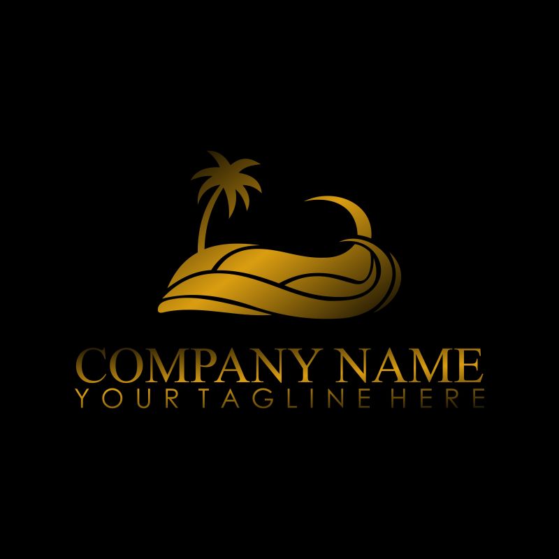 矢量金浪假日标志