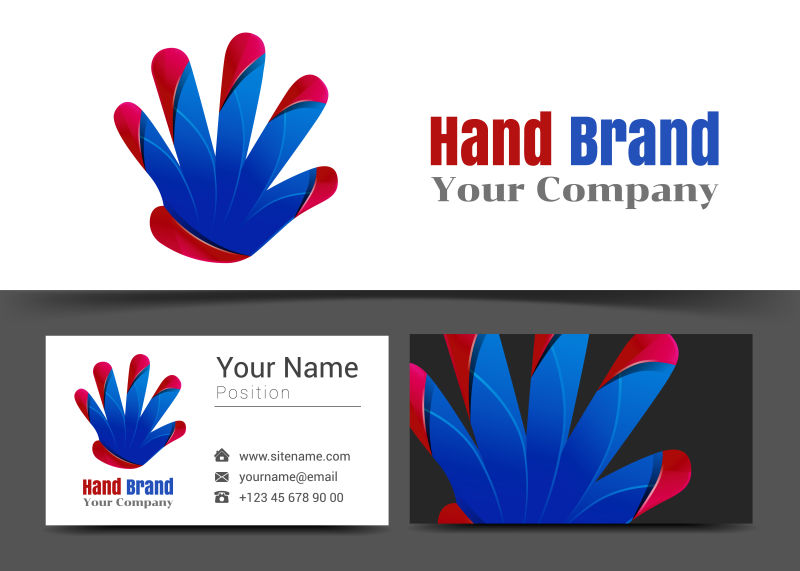 矢量手绘企业标识