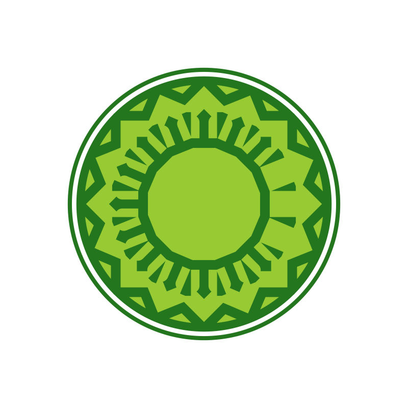 模式的清真模板正确烹调的标志