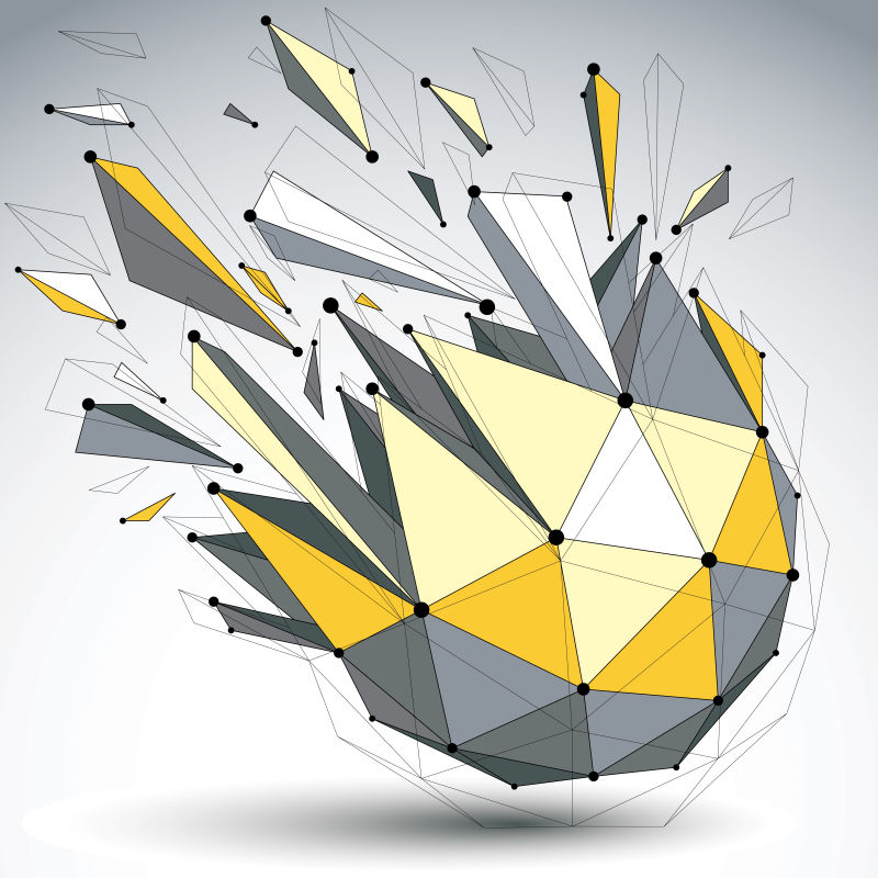 矢量几何立体形状