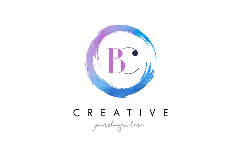 矢量的字母BC标志