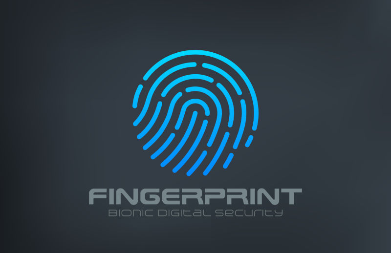 指纹logo设计理念图片
