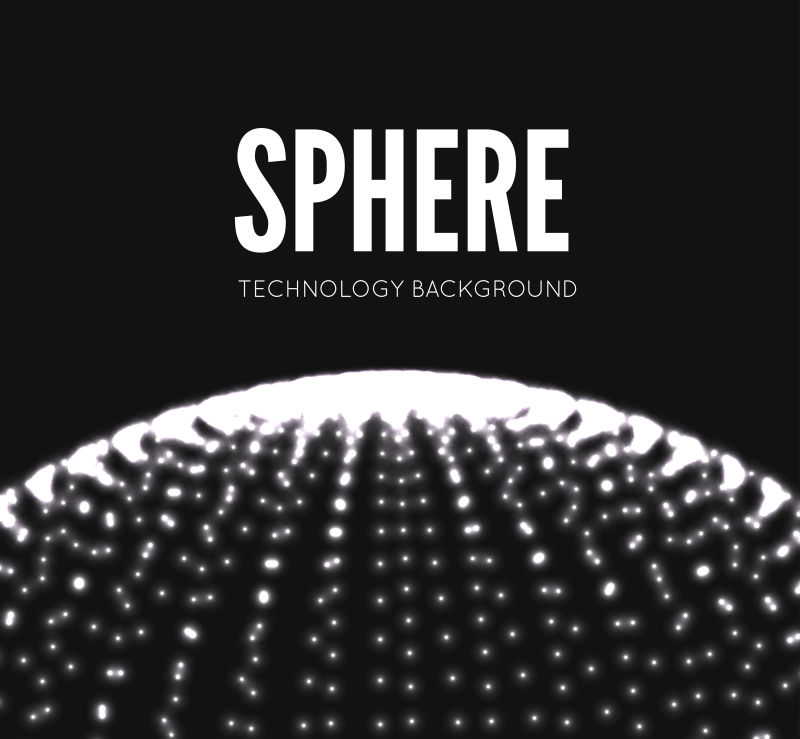 抽象三维球面螺旋形