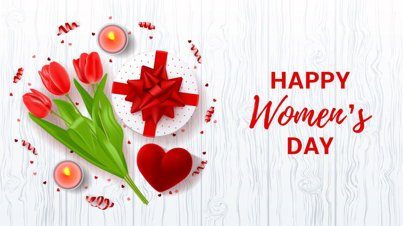 矢量的郁金香背景设计