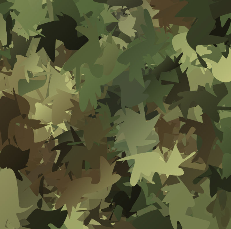 抽象迷彩风格的矢量纹理背景