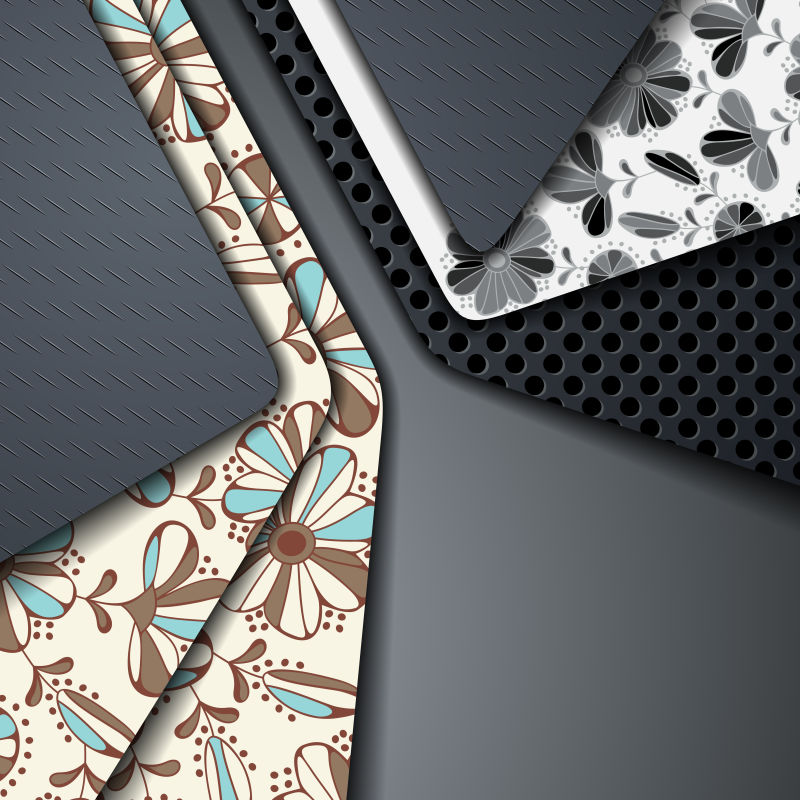 抽象的创意分层背景矢量设计