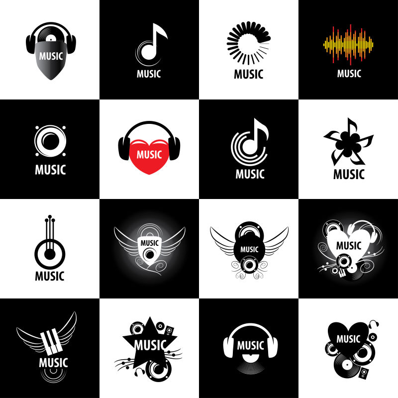 音乐标志logo图片大全图片