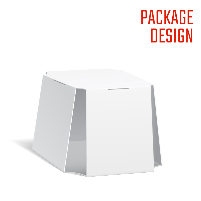 矢量折叠的包装设计