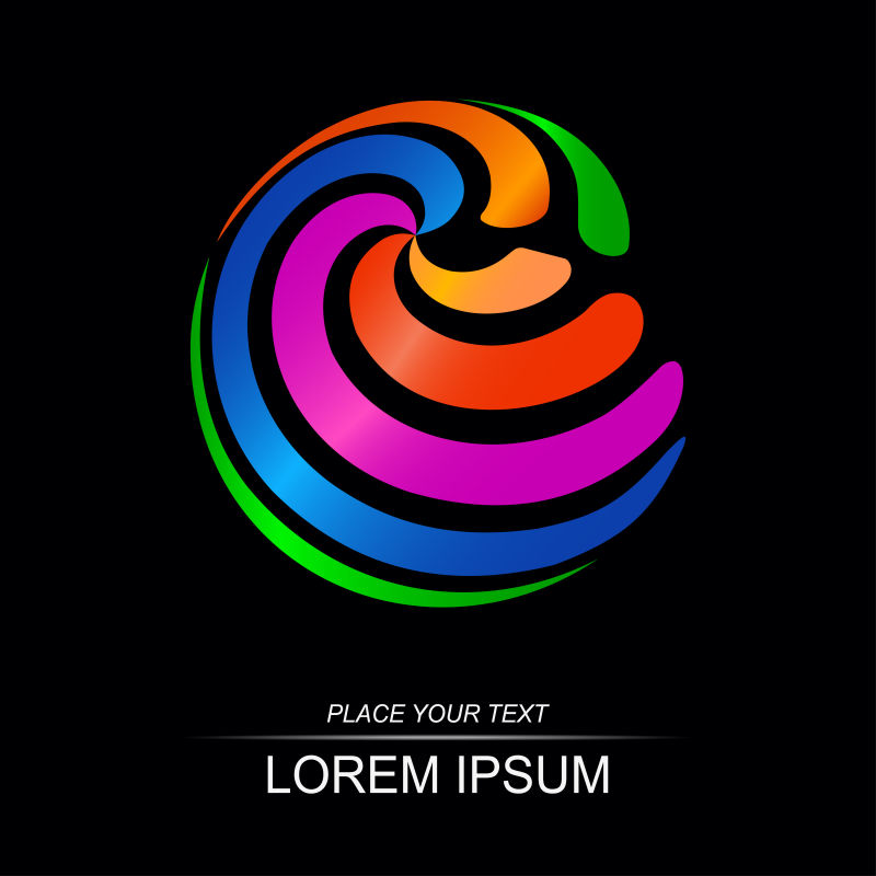 抽象矢量现代红色球面设计背景