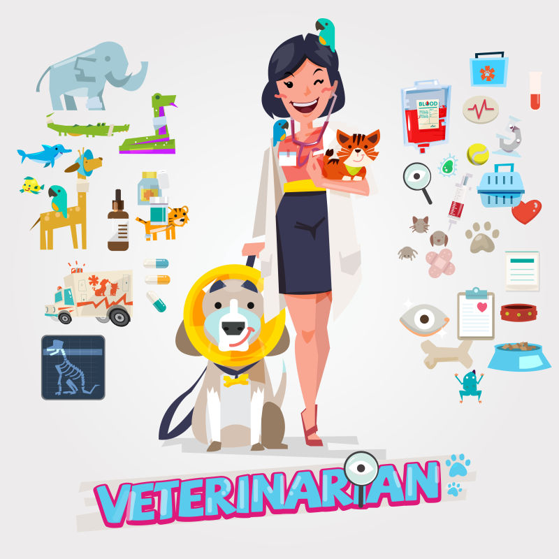 创意矢量卡通印第安女人插图设计