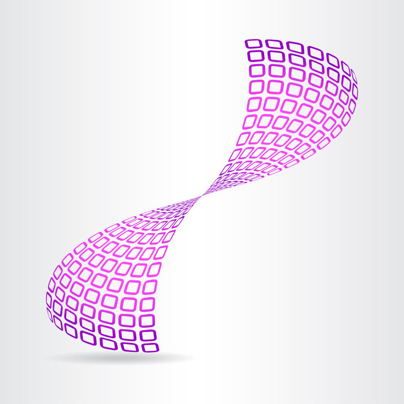 创意矢量现代紫色球面标志设计