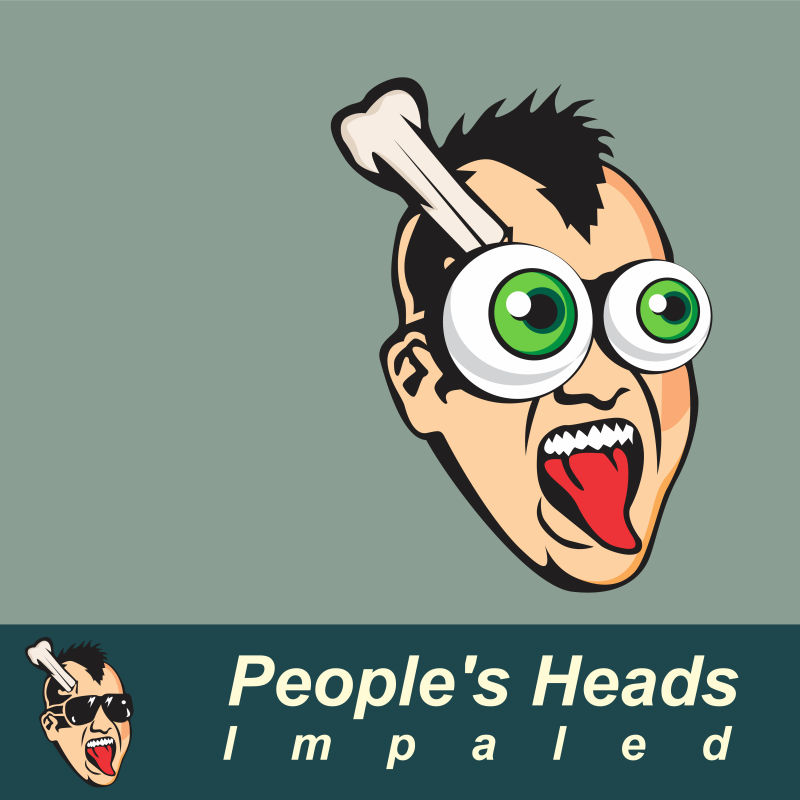 一个戴着金属尖头的卡通人物