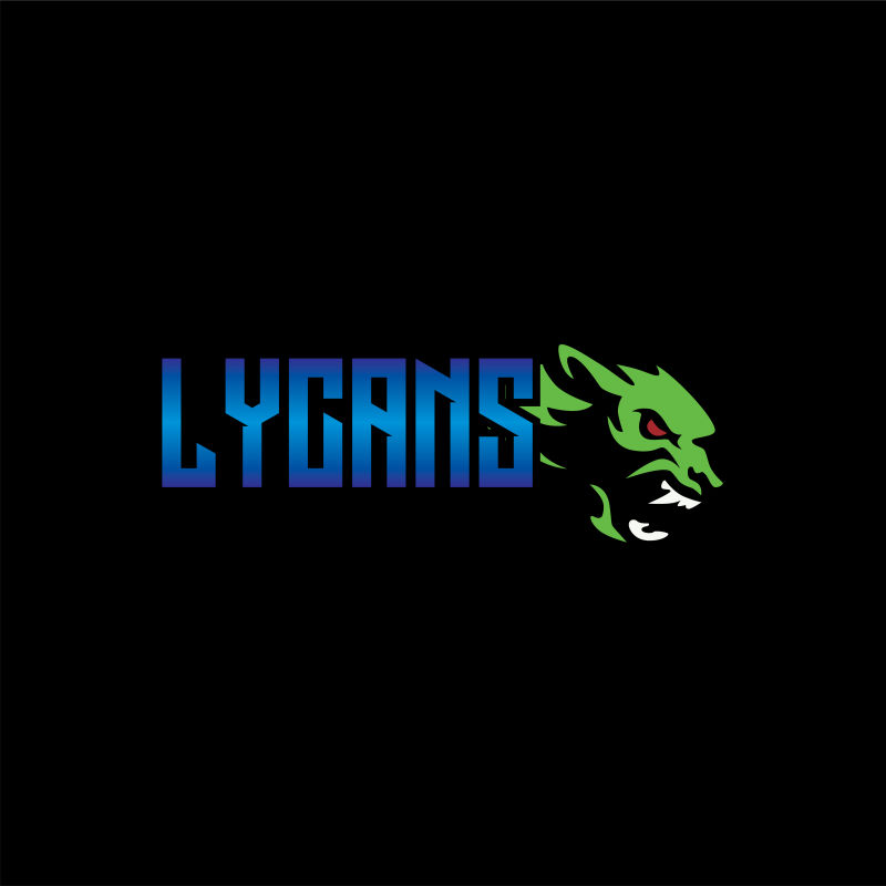 经典狼人矢量插图