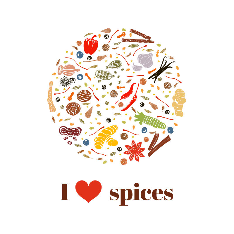 矢量的香料设计