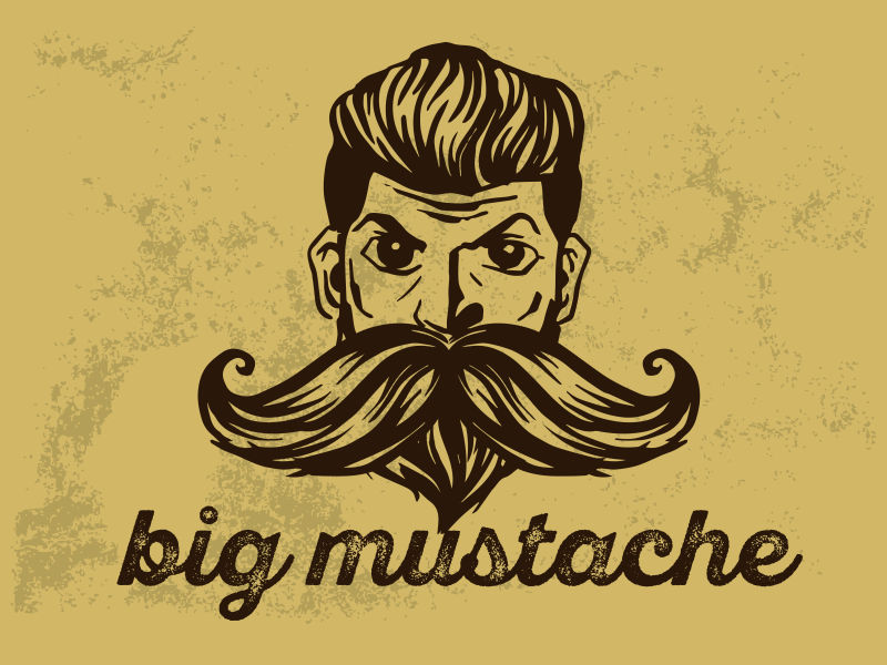 创意矢量现代理发店标志设计