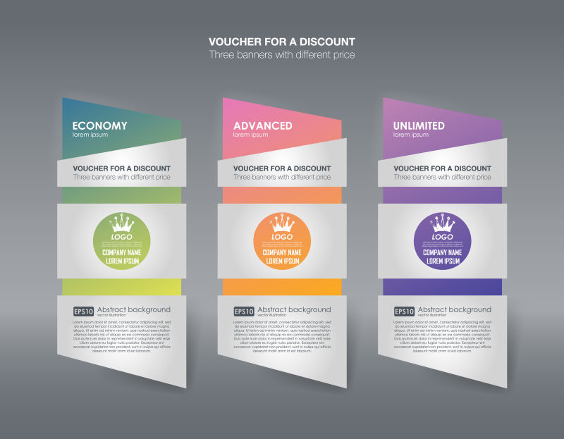 矢量的彩色条纹图案现代图表