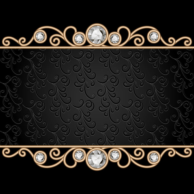 抽象矢量珠宝元素装饰设计背景