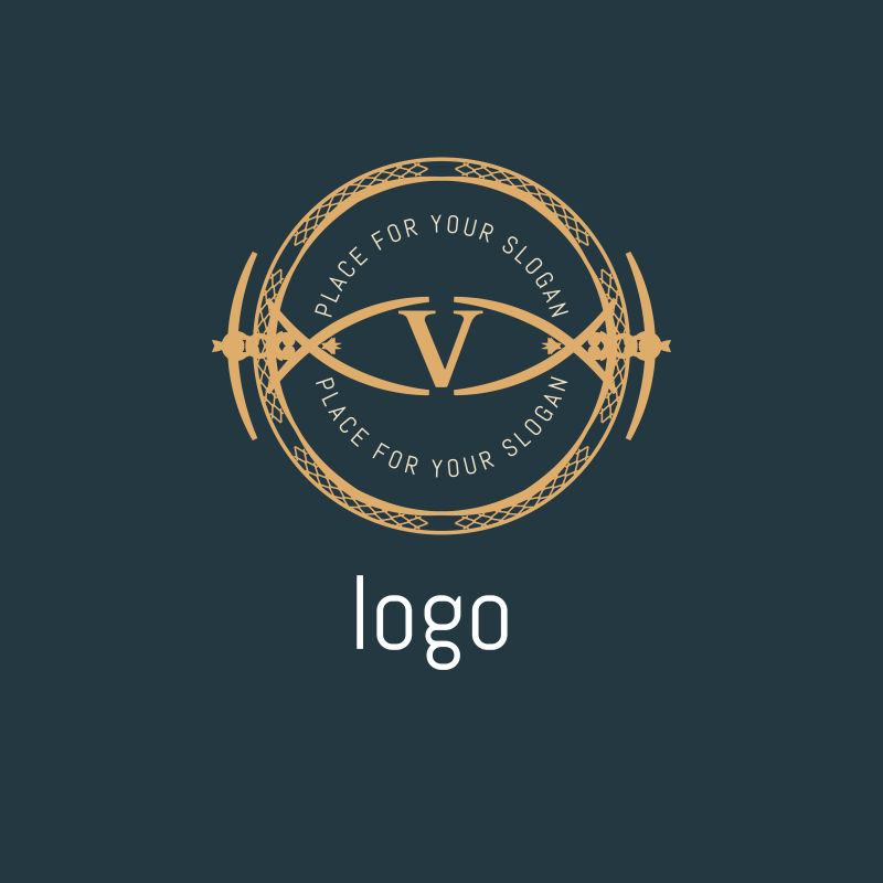 包装圆形图案设计Logo图片