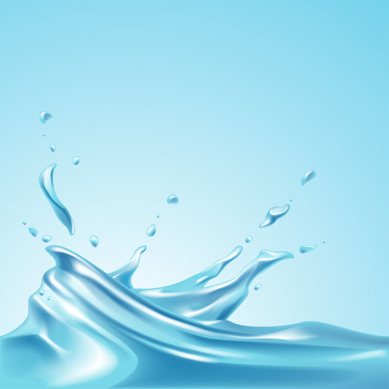 透明水波背景矢量设计