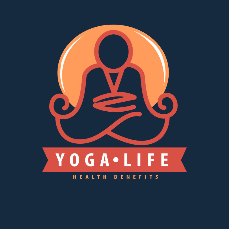 国外瑜伽logo图片