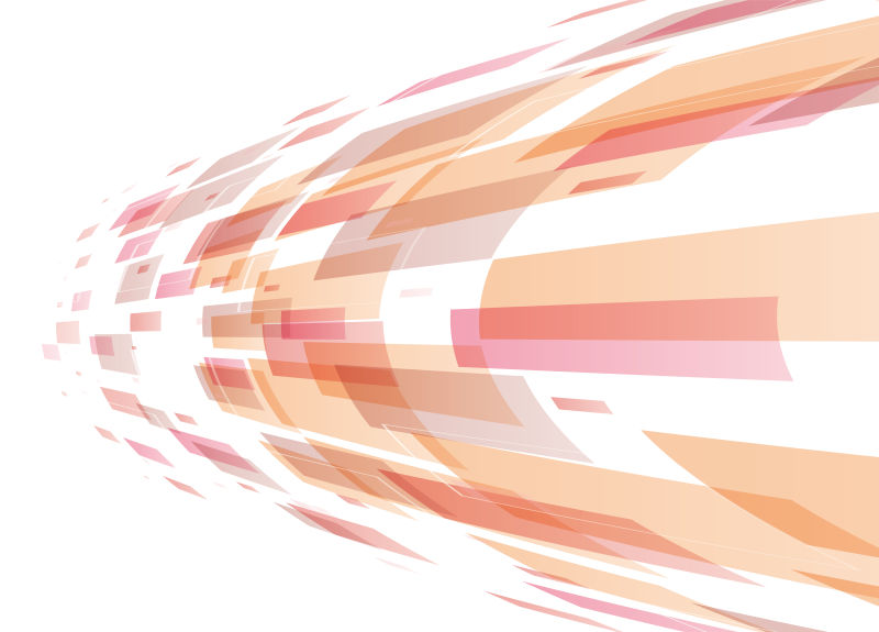 橙色几何图案背景矢量设计