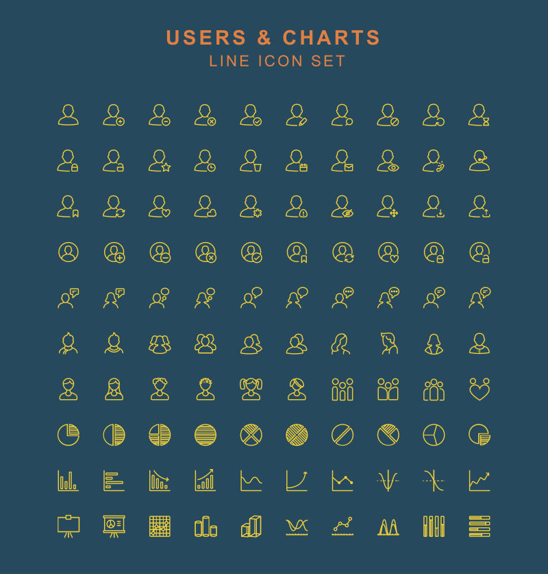   矢量用户和交谈概念图标设计