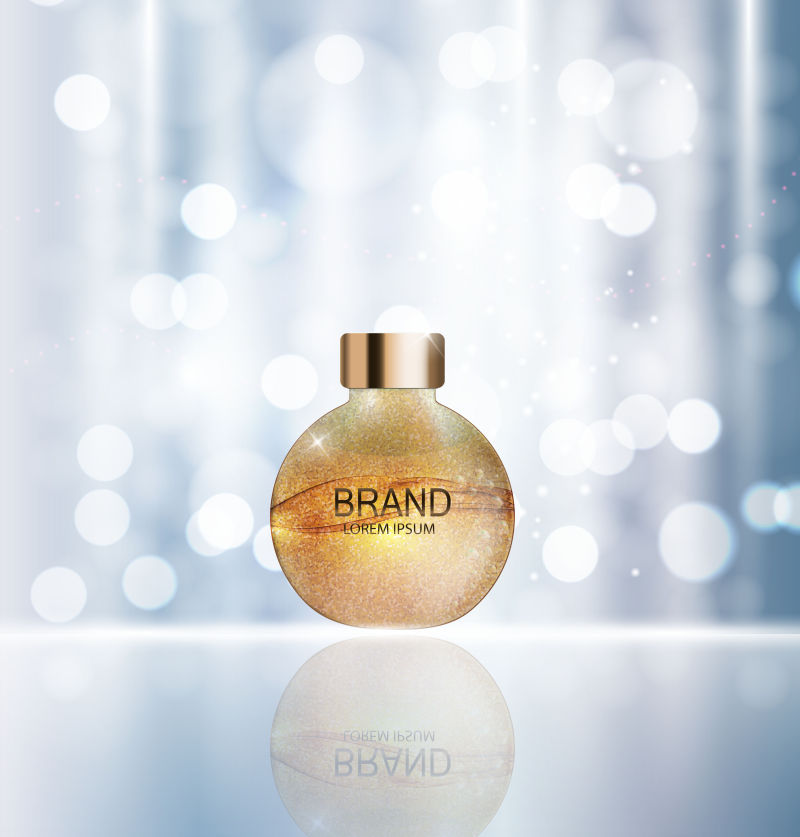 矢量化妆品沐浴露广告海报设计