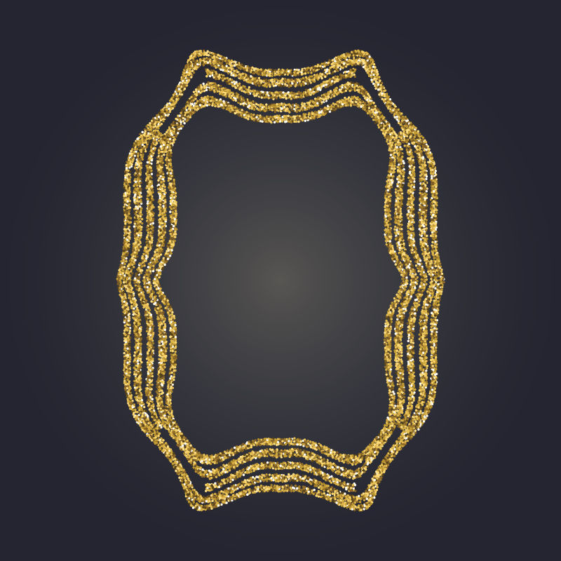 抽象矢量金色闪烁艺术背景