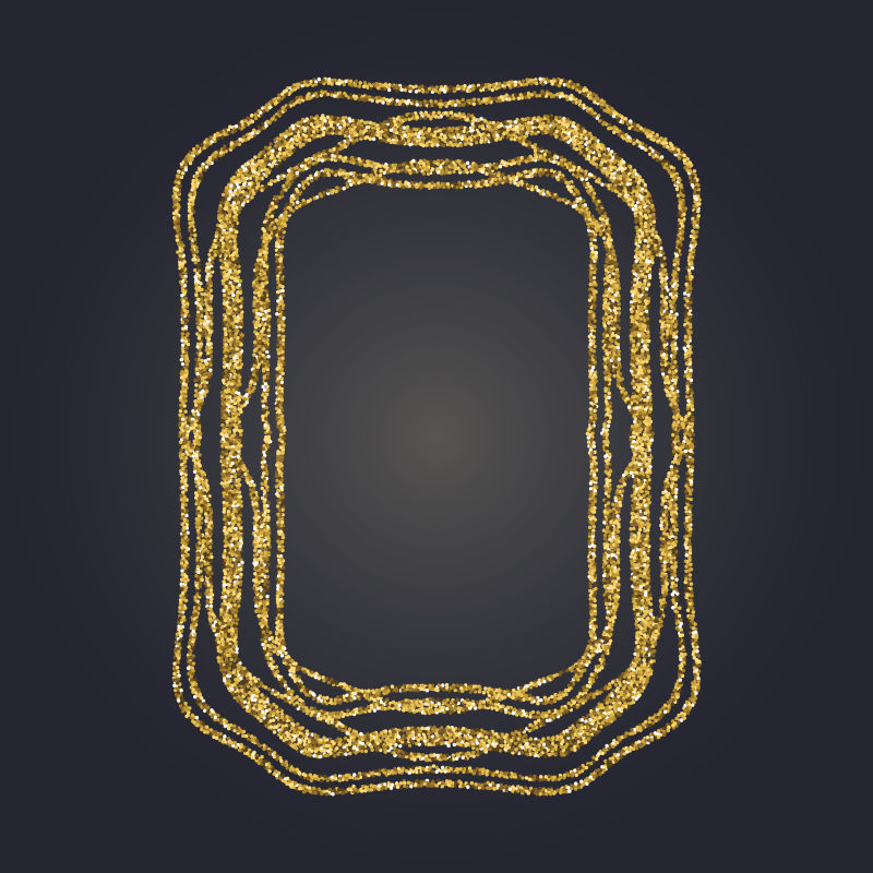 抽象矢量金色闪烁设计背景