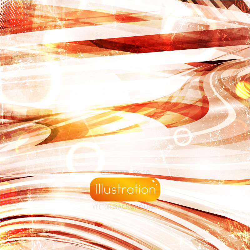 抽象橙色条纹图案背景矢量设计