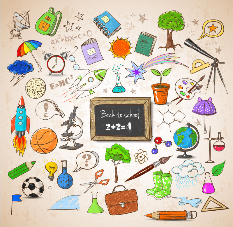 回到学校大涂鸦集