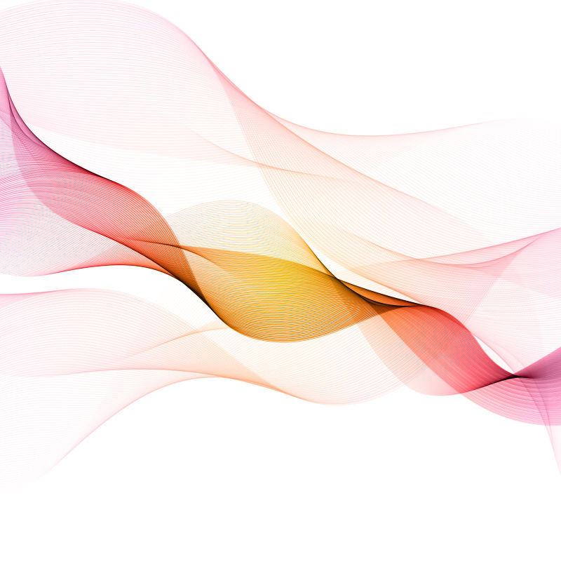 彩色的抽象波纹图案背景矢量设计