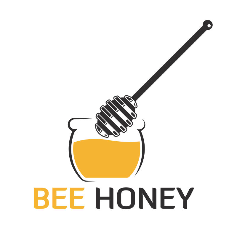 矢量蜜蜂蜂蜜