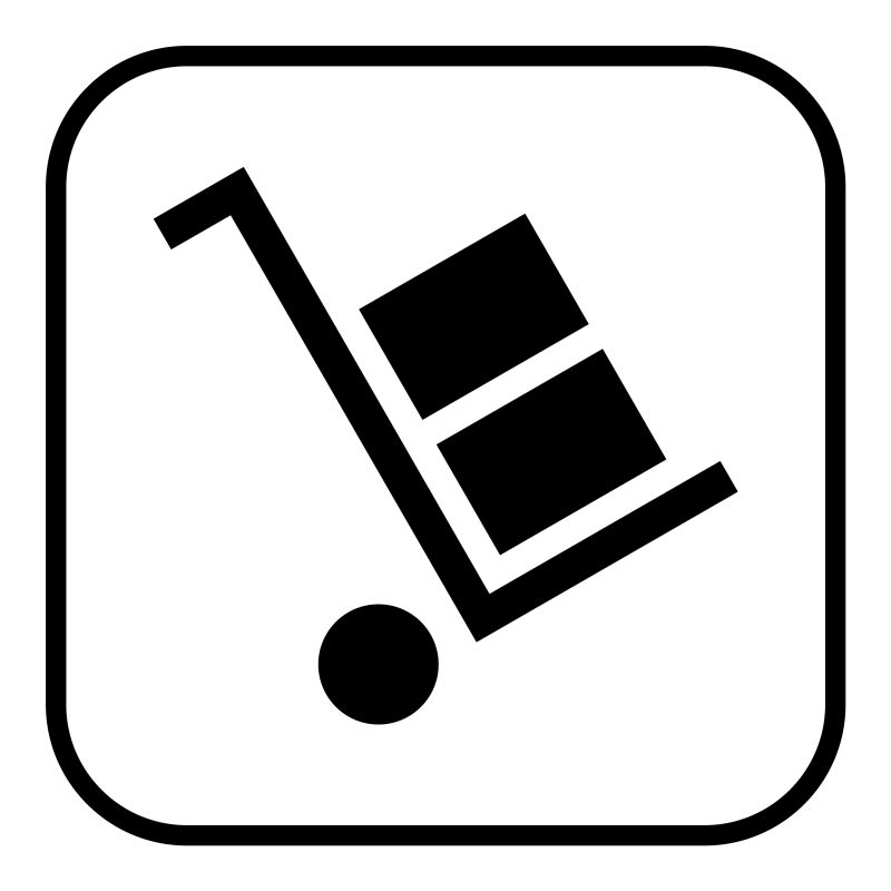 矢量纸箱提示图标设计