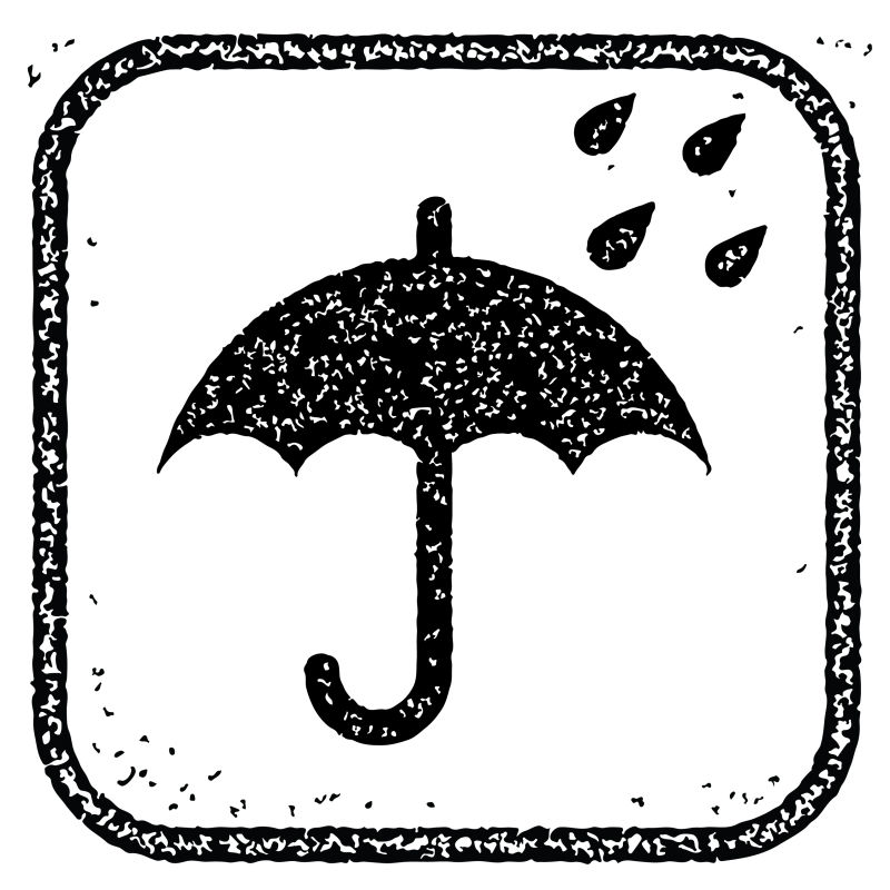 抽象矢量防潮主题的图标设计