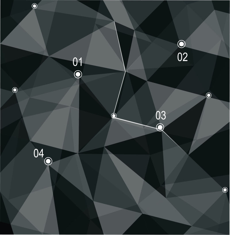 黑色的三维图案背景矢量设计