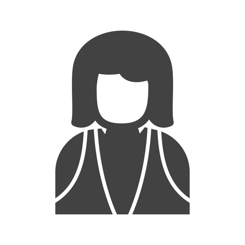 抽象矢量赌场女荷官图标设计