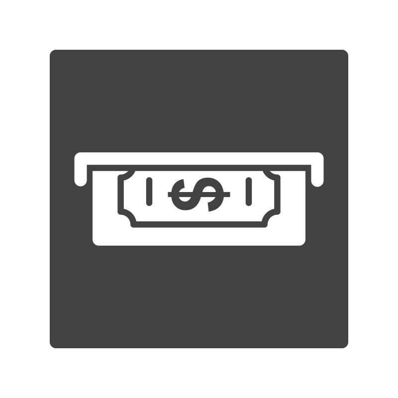 抽象矢量赌场货币主题图标设计