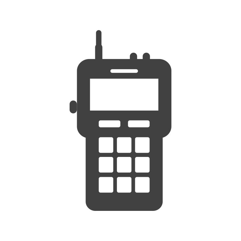 抽象矢量通信电话图标设计