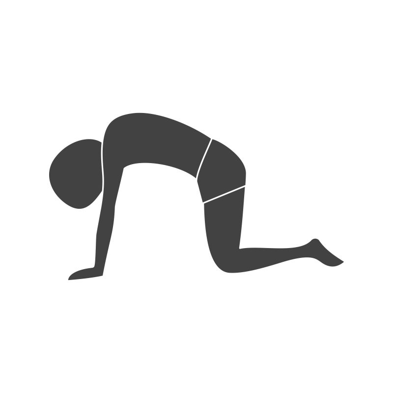 矢量瑜伽猫式设计