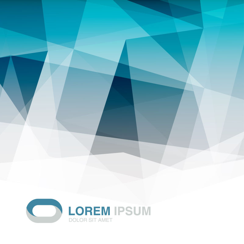 矢量渐变的立体三角背景