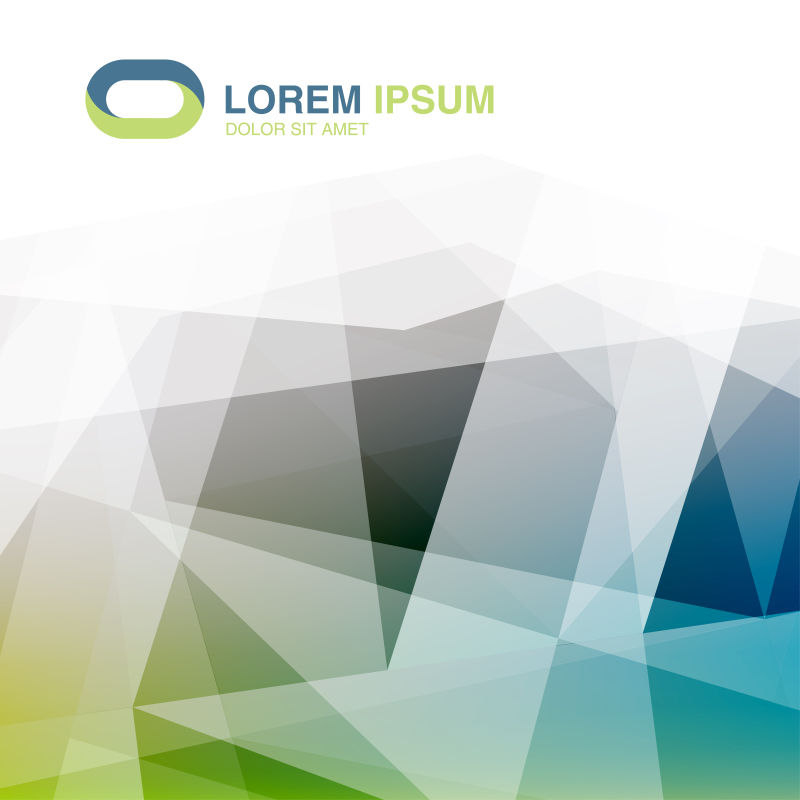 矢量的抽象立体三角背景